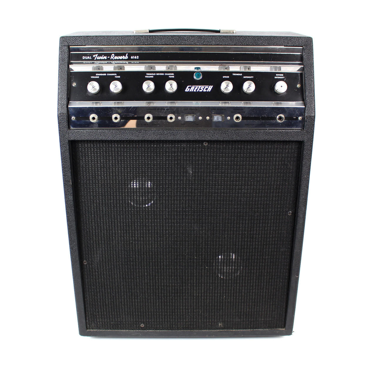 Vintage 1970 Gretsch 6162 Dual Twin Reverb 25W 2x10 Tube Combo Amp