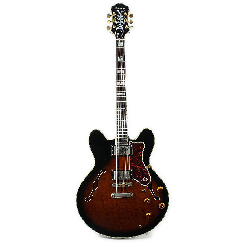 1991 Epiphone Sheraton II Semi Hollow Body Electric Guitar in