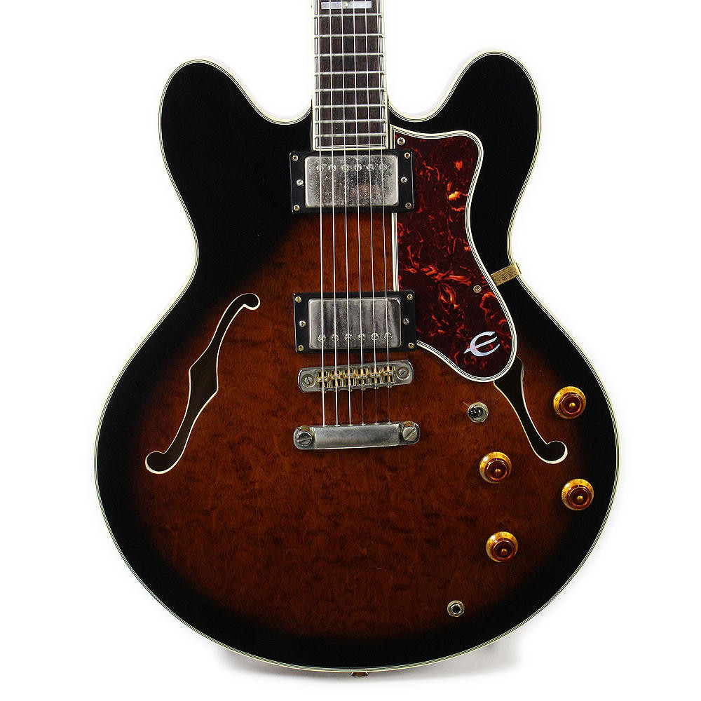 1991 Epiphone Sheraton II Semi Hollow Body Electric Guitar in
