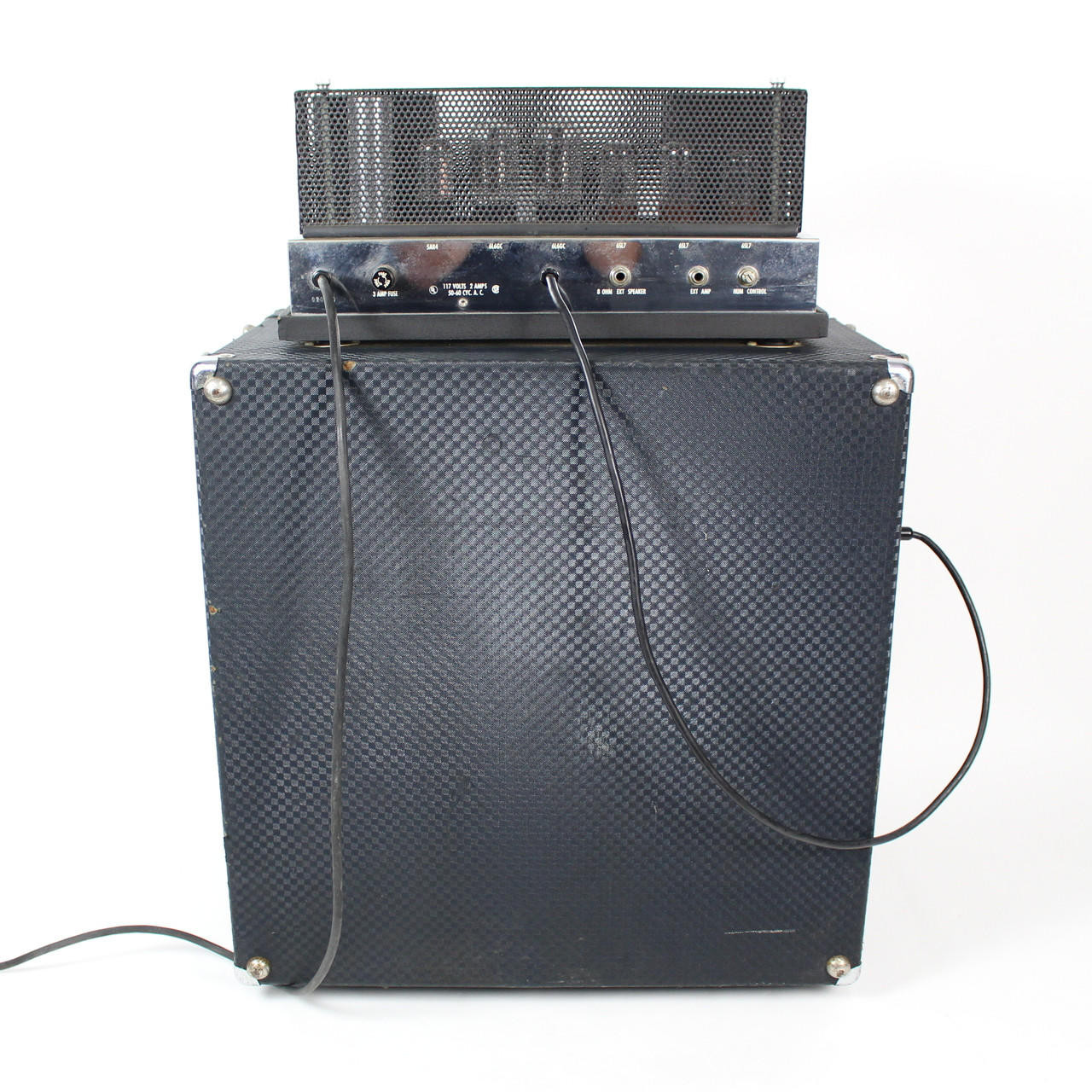 Vintage 1966 Ampeg B-15N Portaflex 30W 1x15 Tube Bass Fliptop Amp