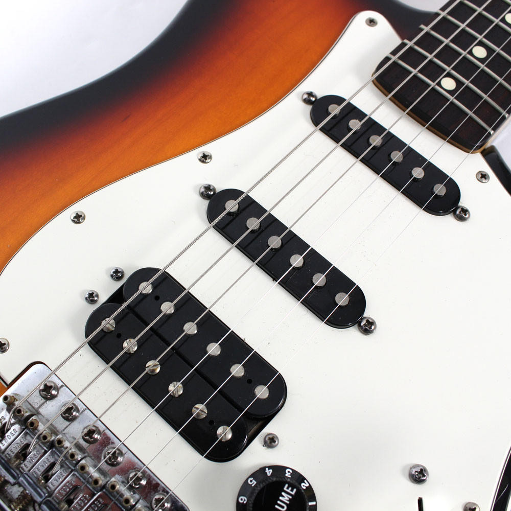 1994 Fender MIM Stratocaster Electric Guitar HSS in Sunburst