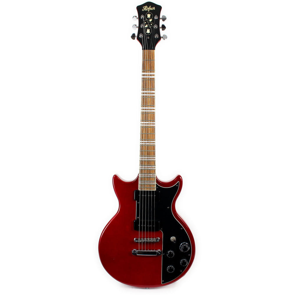 Used Hofner Colorama II Double Cutaway electric Guitar in Metallic