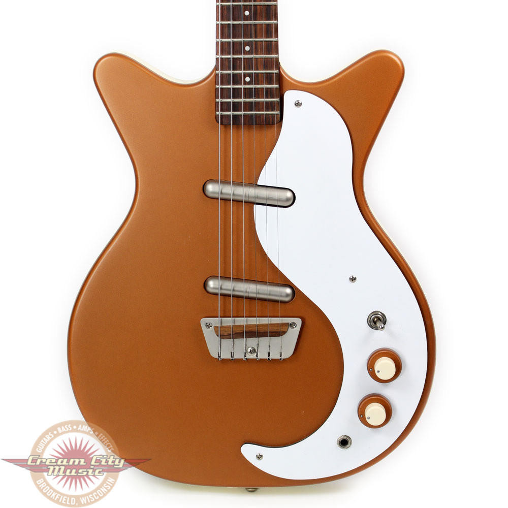Used Danelectro DC-59 Electric Guitar in Copper Finish | Cream