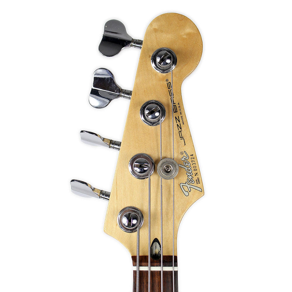 1990 Fender Jazz Bass Plus Electric Bass Guitar in Black Finish