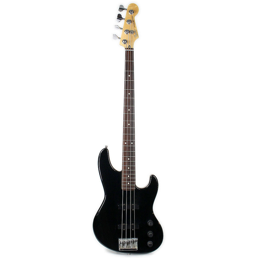 1990 Fender Jazz Bass Plus Electric Bass Guitar in Black Finish