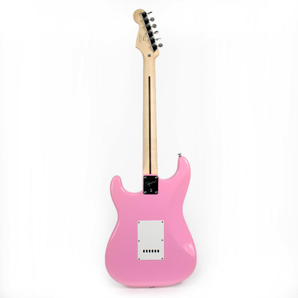 Squier Bullet Stratocaster Electric Guitar in Pink Finish | Cream