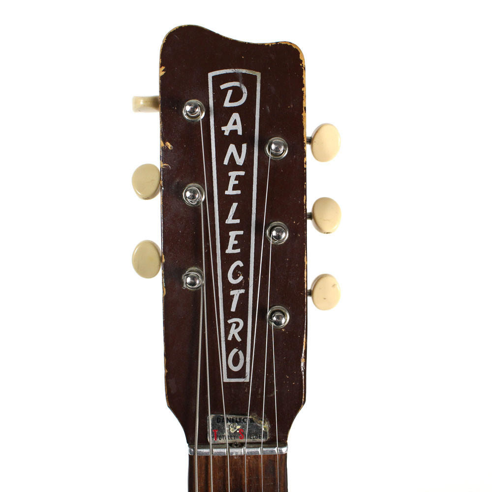 Vintage 1960s Danelectro Pro 1 Electric Guitar Brown Sparkle