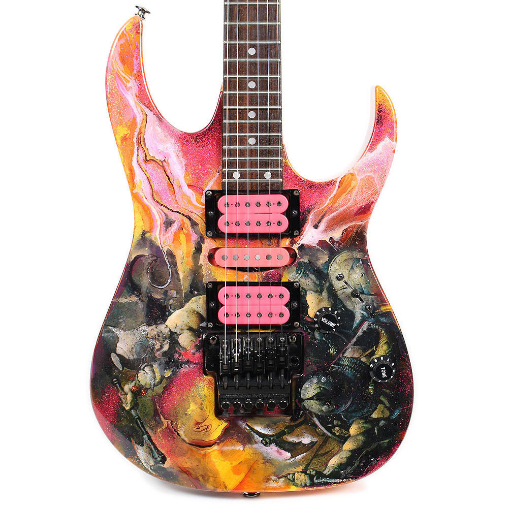 Used Ibanez MIJ RG-570 Electric Guitar with Steve Vai Style Custom
