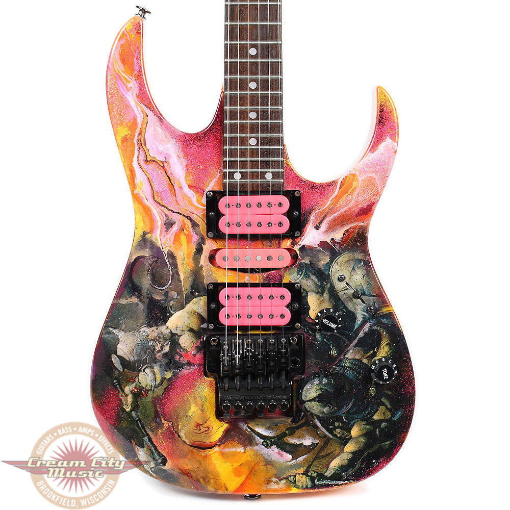 Used Ibanez MIJ RG-570 Electric Guitar with Steve Vai Style Custom