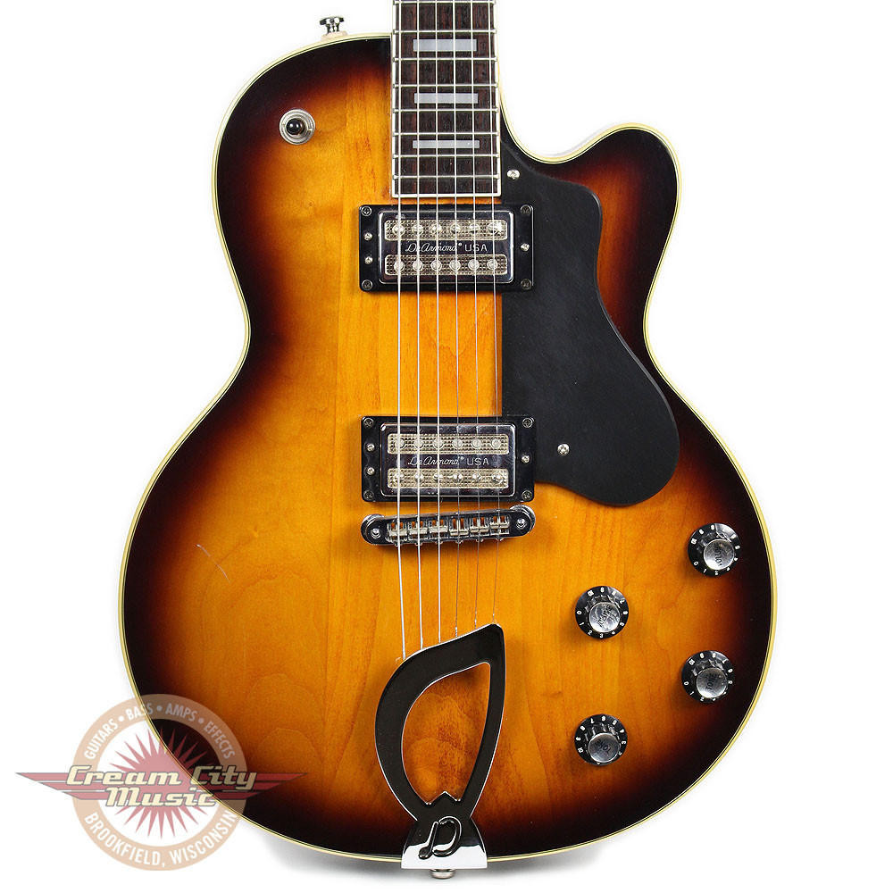Used DeArmond by Guild M-75 Electric Guitar Sunburst | Cream City