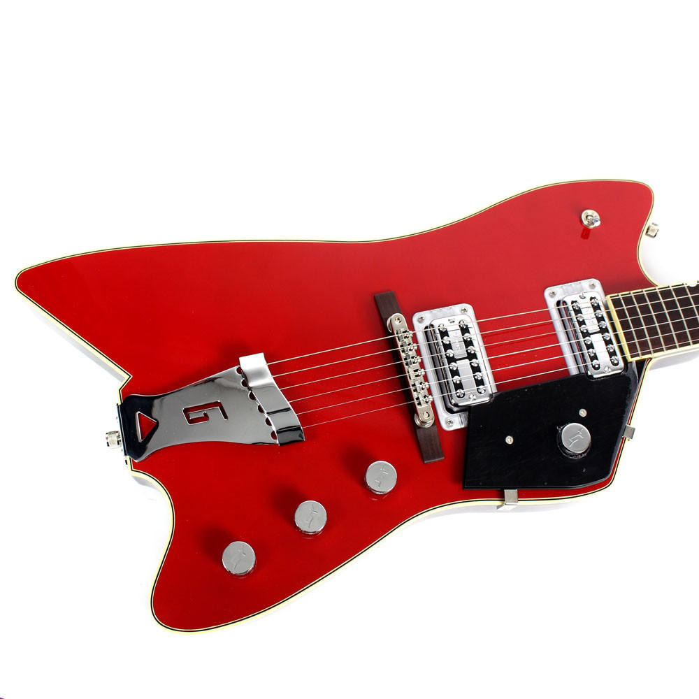 Used Gretsch Billy Bo Jupiter Electric Guitar Firebird Red | Cream