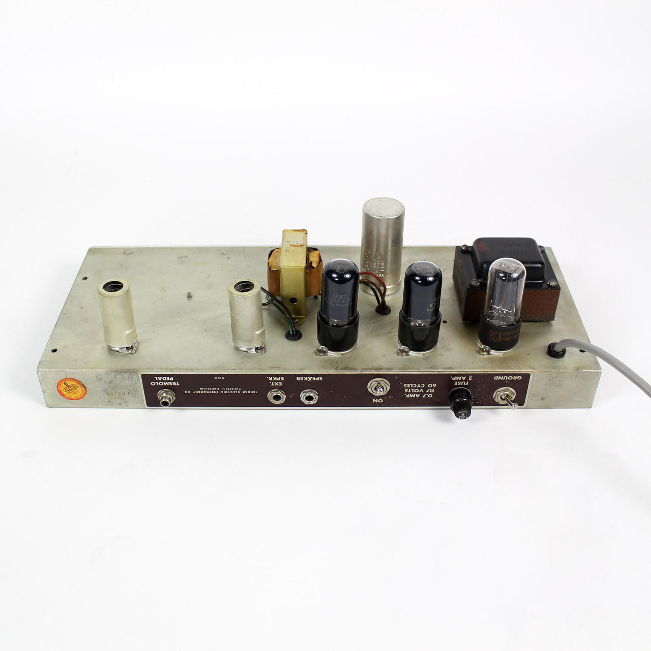 Vintage 1962 Brownface Fender Princeton 12W 1x10 Tube Combo Amp