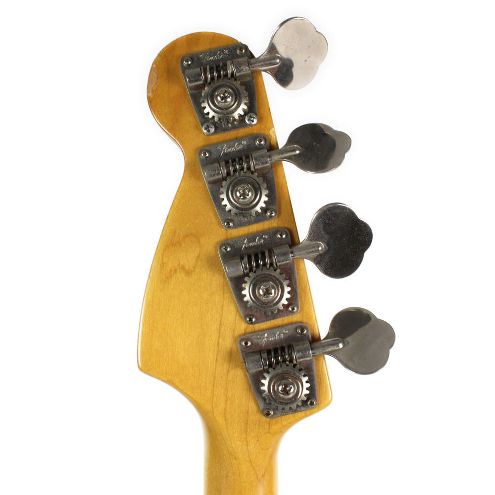 Vintage 1976 Fender Musicmaster Bass Guitar Black | Cream City Music