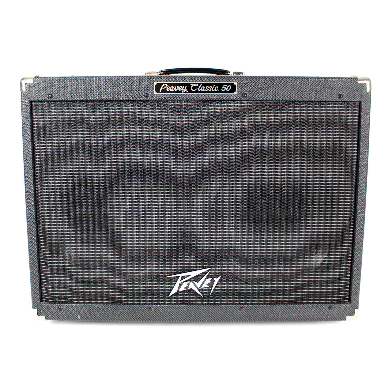 2003 Peavey Classic 50 2x12 50W Tube Combo Amp Black | Cream City