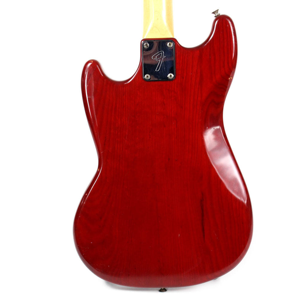 Vintage 1979 Fender Mustang Electric Guitar Translucent Red