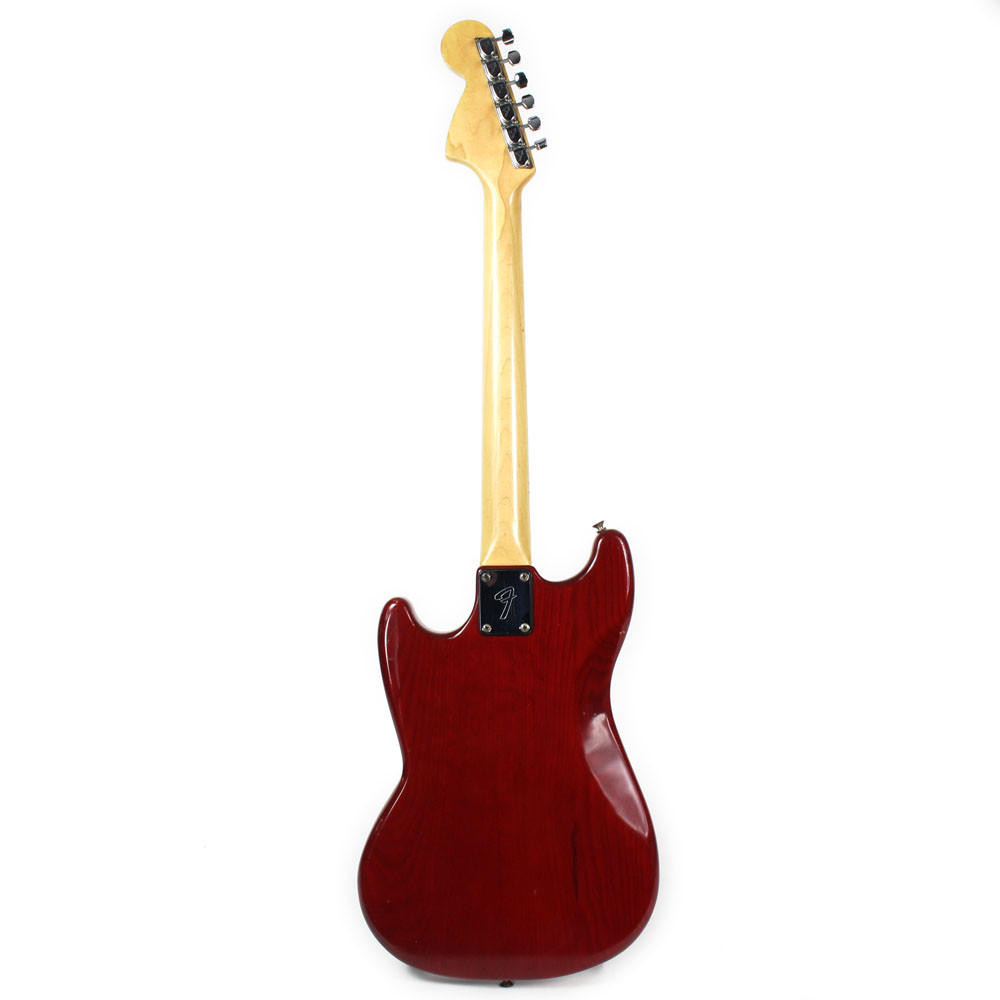 Vintage 1979 Fender Mustang Electric Guitar Translucent Red