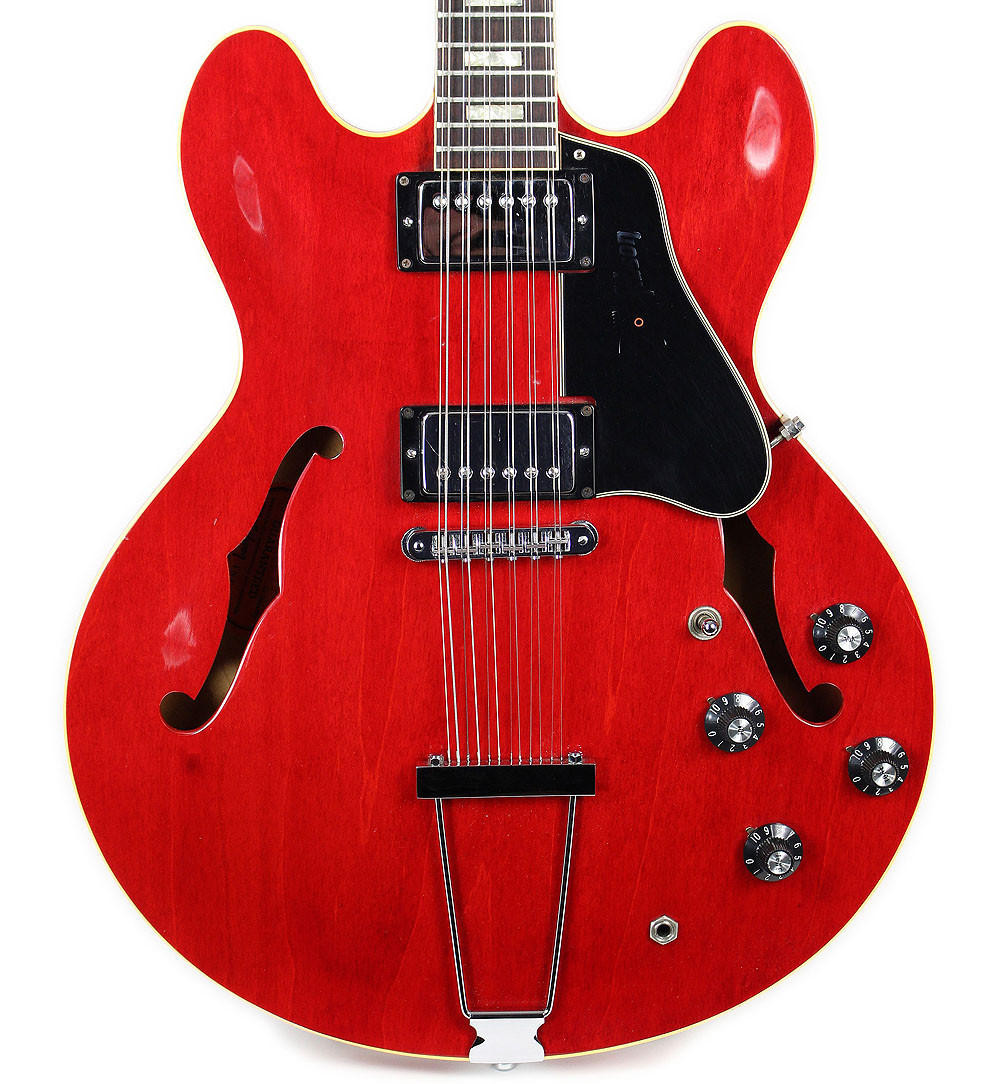 Vintage 1968 Gibson ES-335 TDC 12-String Electric Guitar Cherry