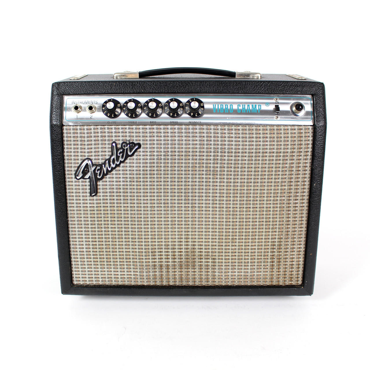 Vintage 1976 Fender Vibro Champ 6W 1x8 Tube Combo Amp | Cream City