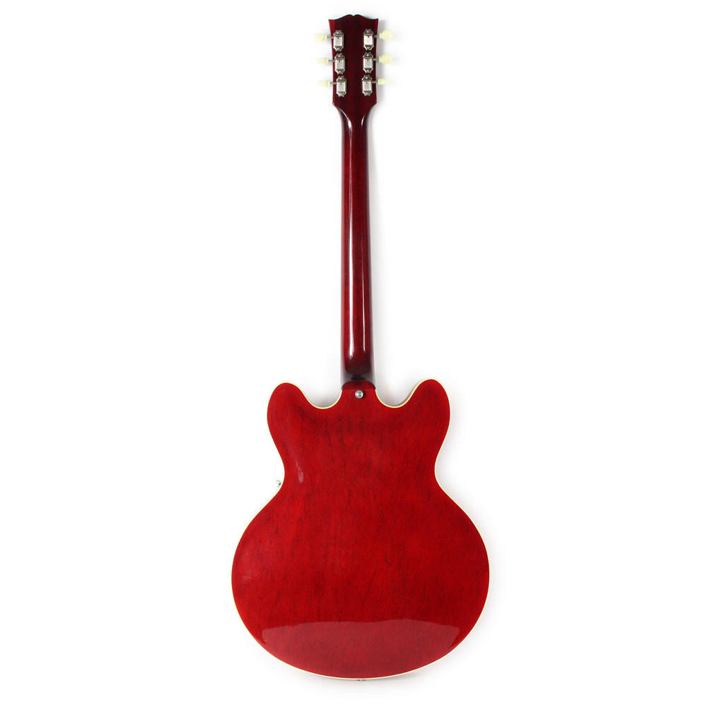 Used Greco SA-700 Semi-Hollow Body Electric Guitar Translucent Red