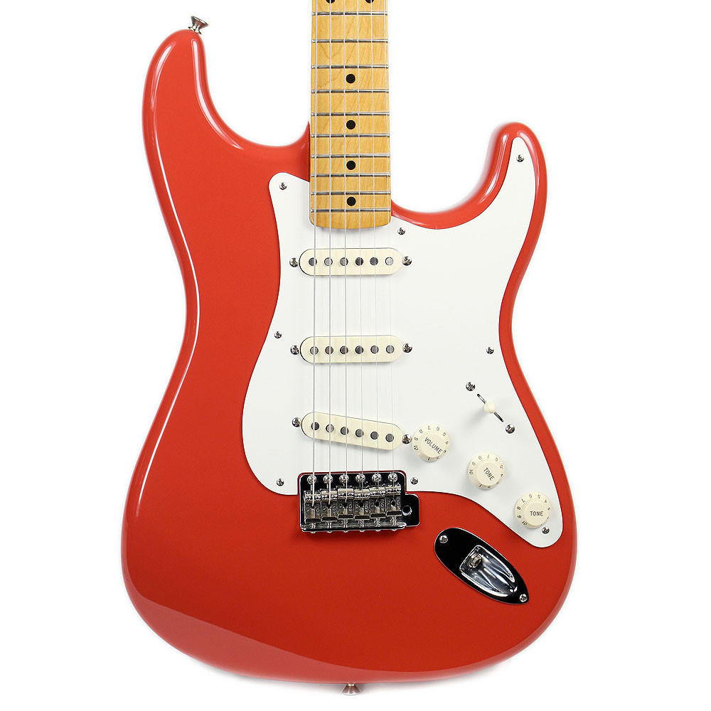 2010 Fender MIM 50s Classic Stratocaster Fiesta Red | Cream City Music