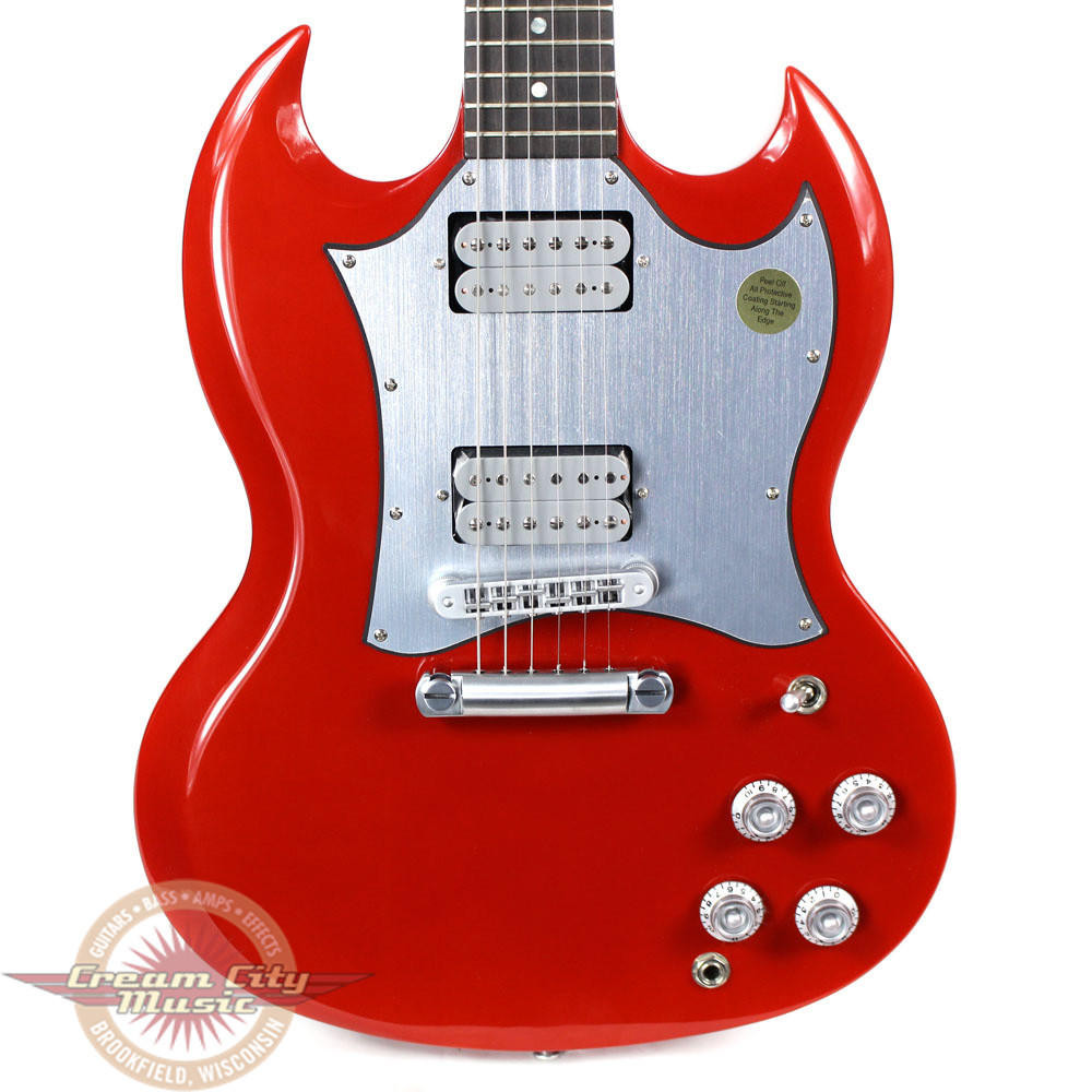 2004 Gibson Limited Edition SG Platinum Electric Guitar Sunset