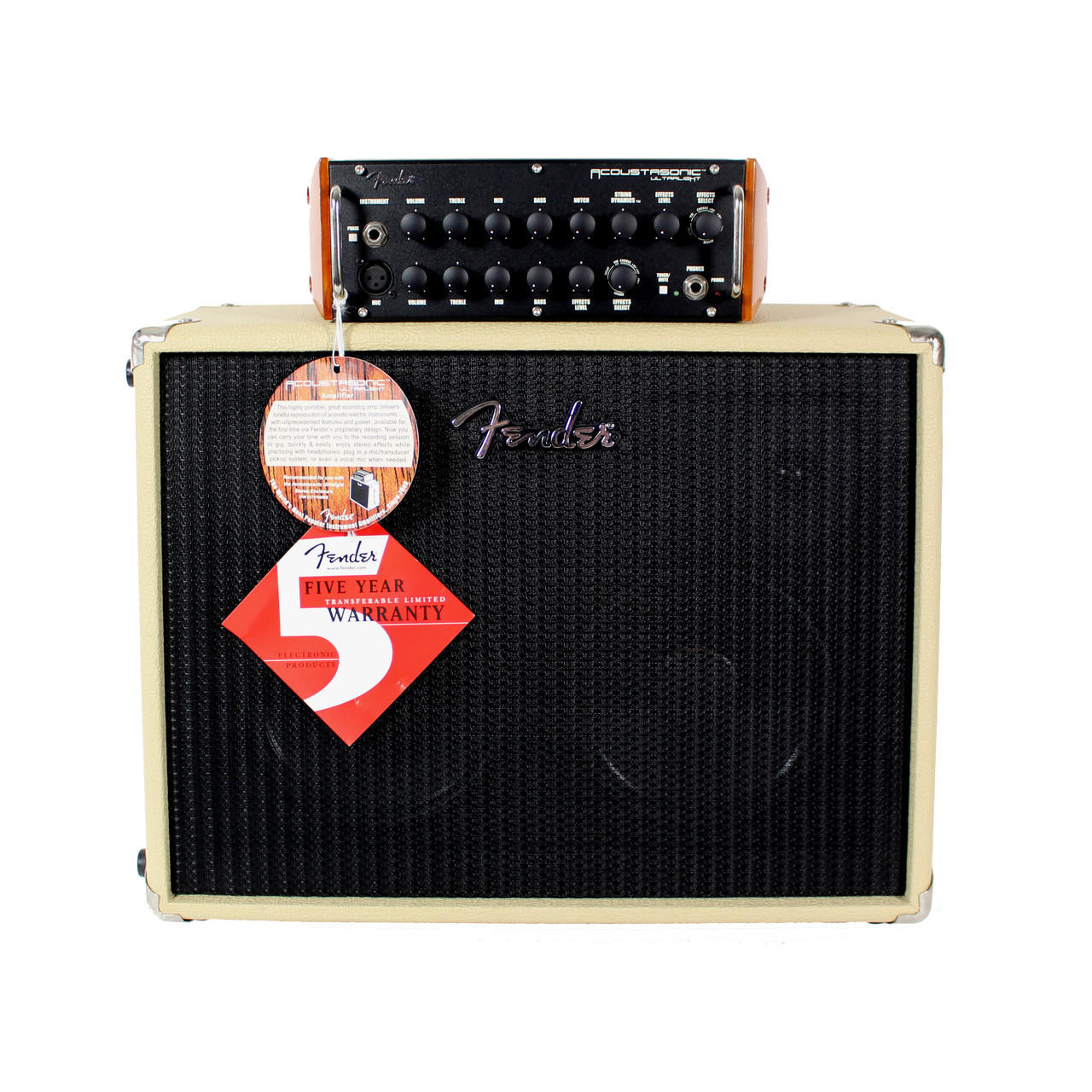 Fender Acoustasonic Ultralight Stereo 2x125W Piggyback Acoustic