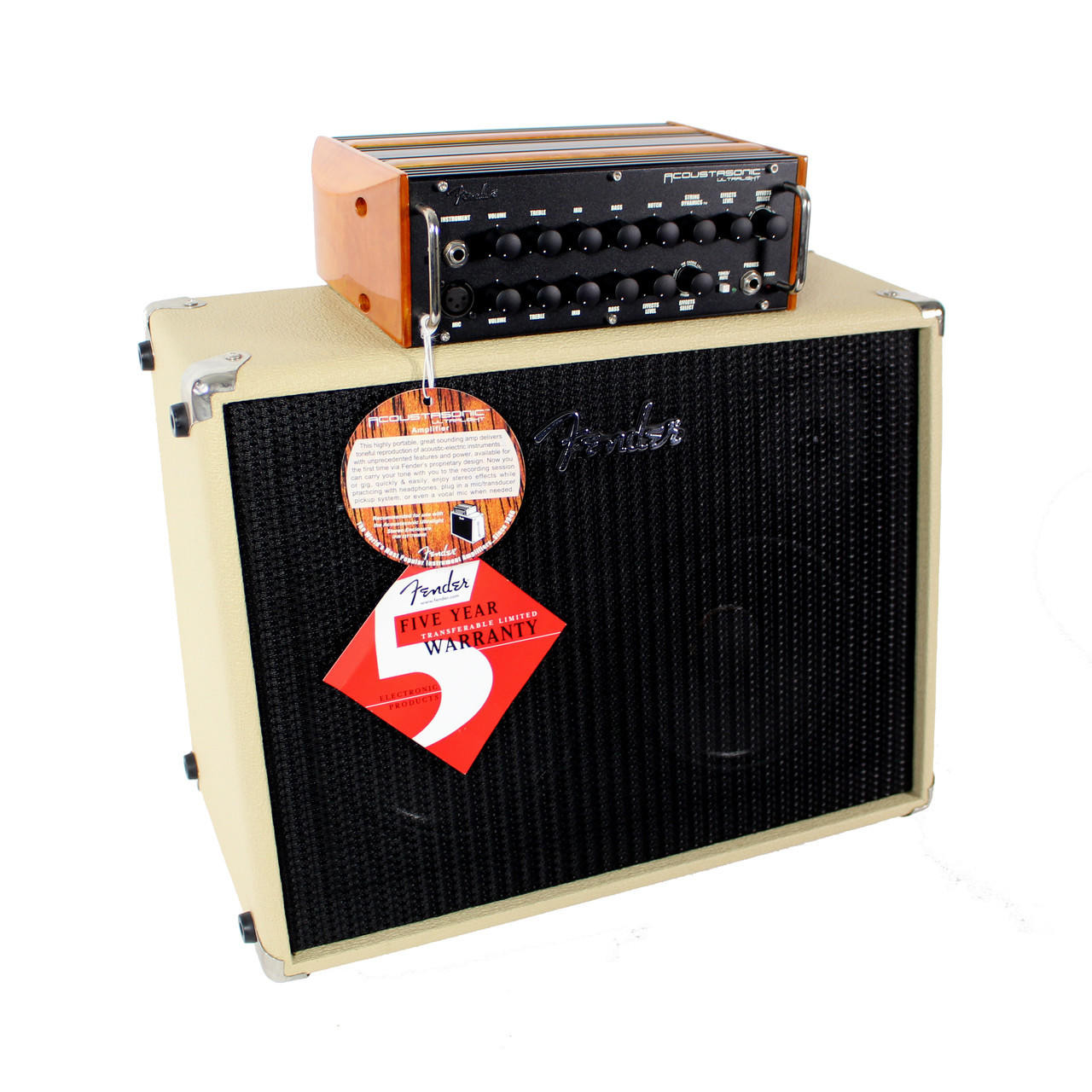 Fender Acoustasonic Ultralight Stereo 2x125W Piggyback Acoustic