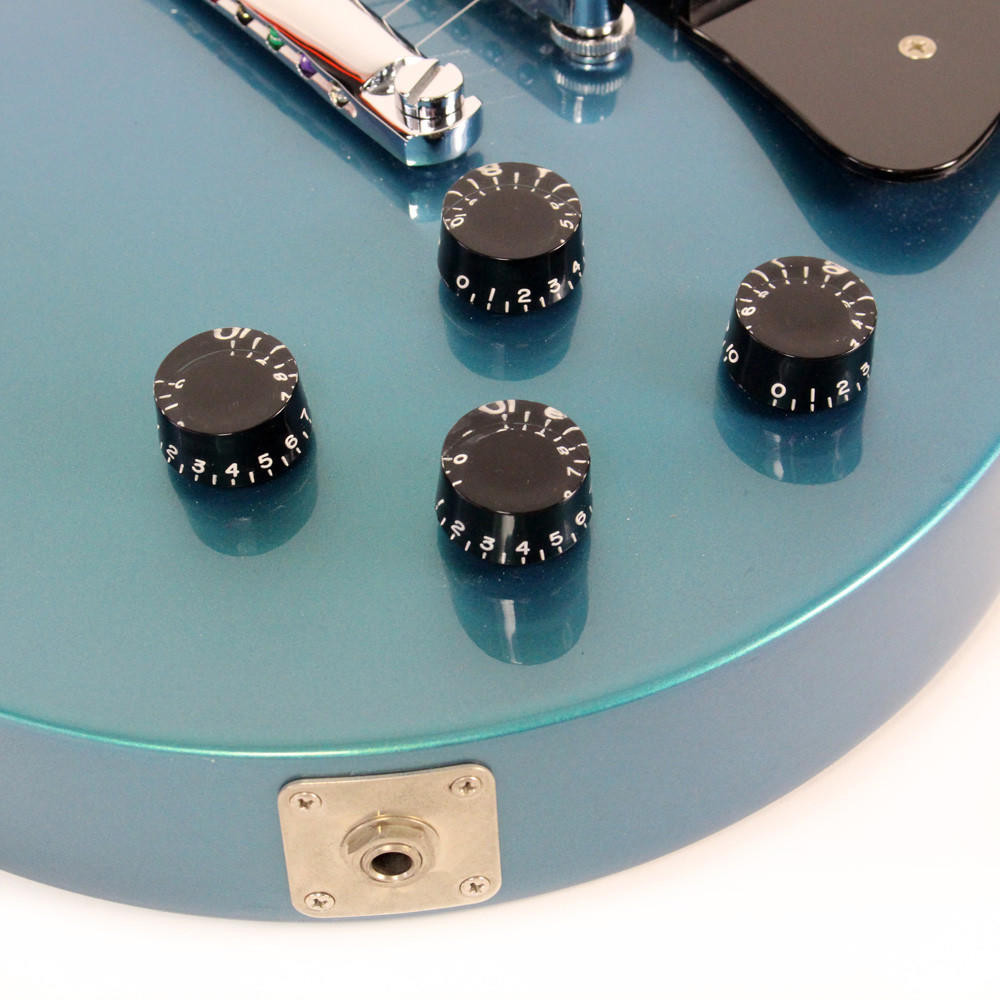 2001 Gibson Les Paul Studio Electric Guitar in Teal Blue Candy