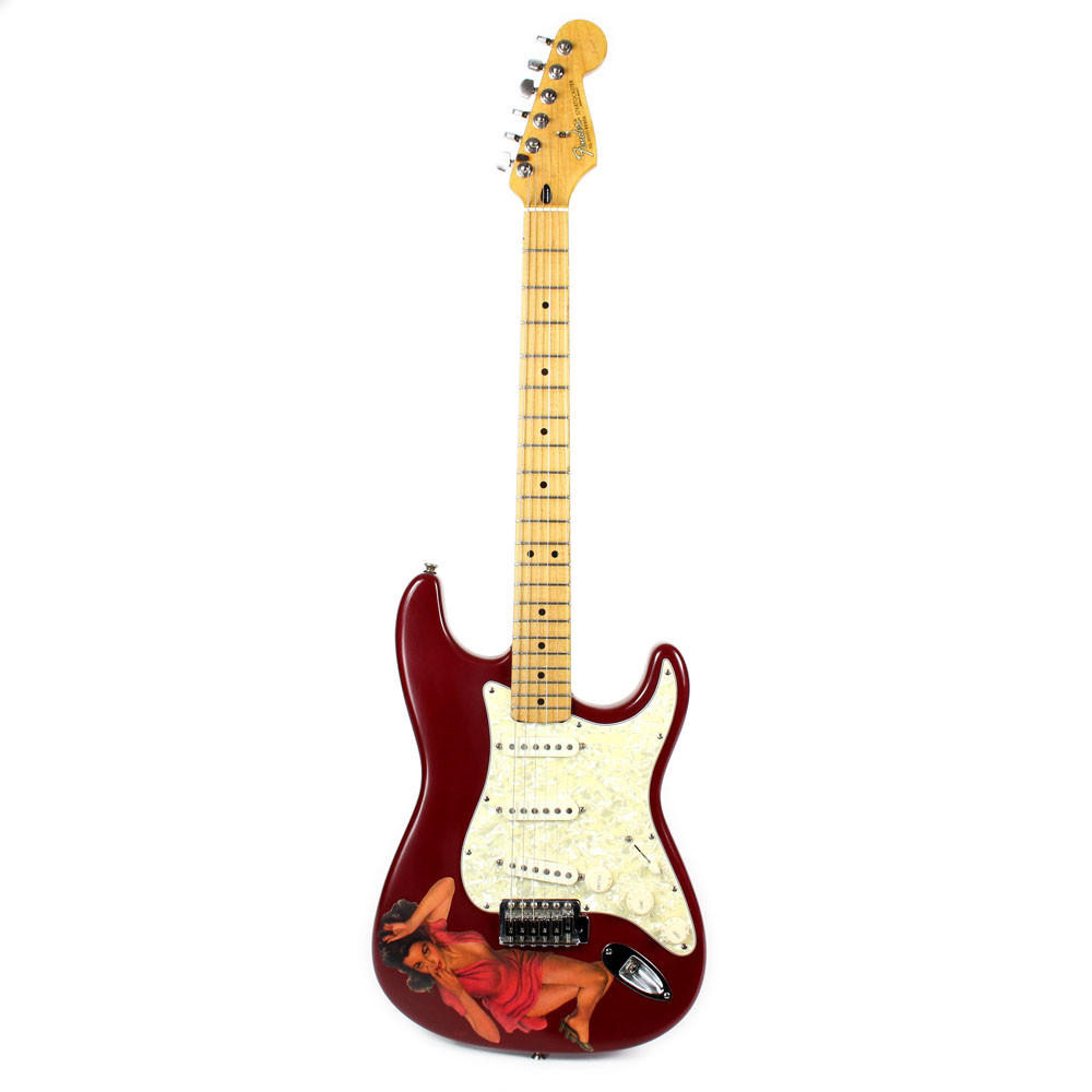 1995 Fender MIM Stratocaster Electric Guitar Red | Cream City Music