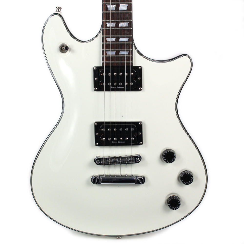 Used Schecter Diamond Series Tempest Custom Electric Guitar White