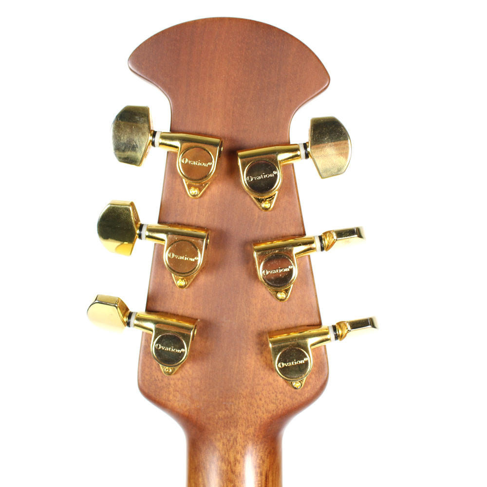 Used Ovation Celebrity CS-257 Acoustic Guitar Flame Maple Green