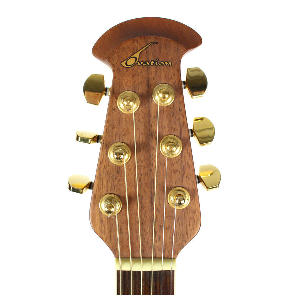 Used Ovation Celebrity CS-257 Acoustic Guitar Flame Maple Green