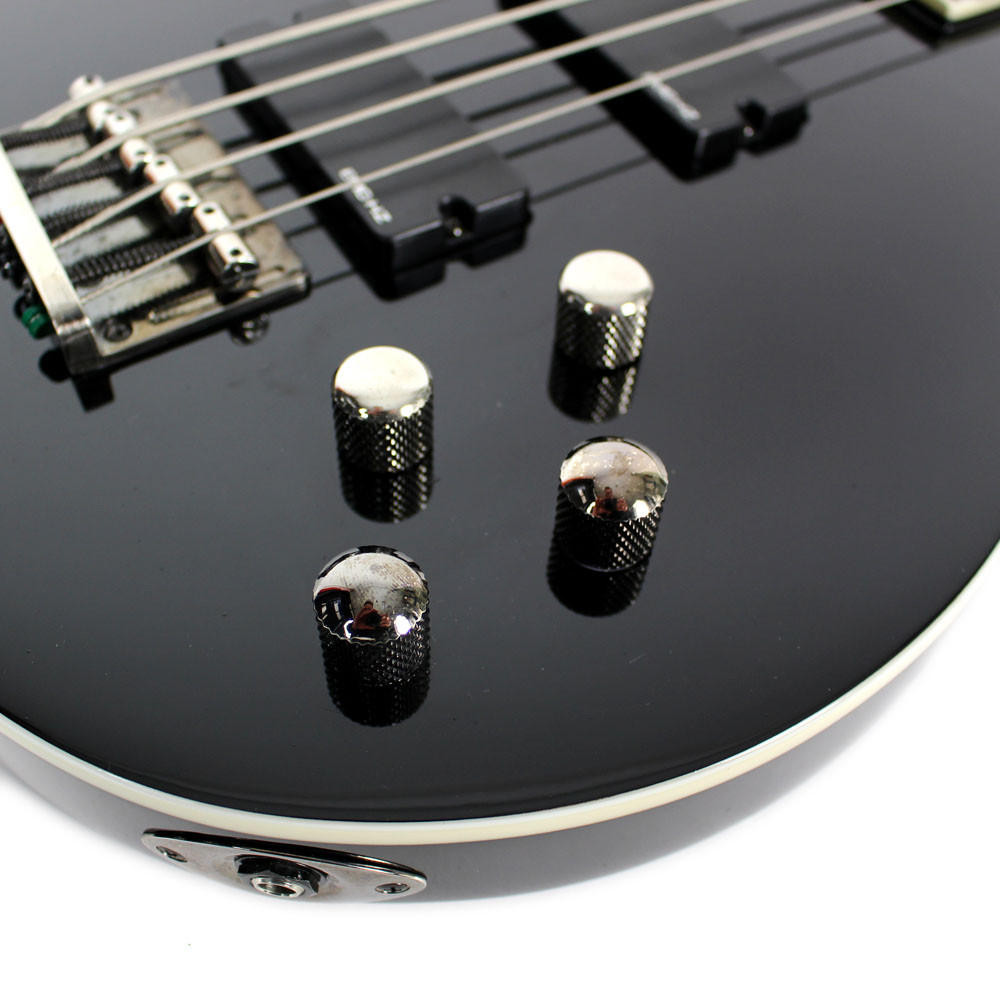 Used Schecter Diamond Series Devil Tribal Electric Bass Guitar in