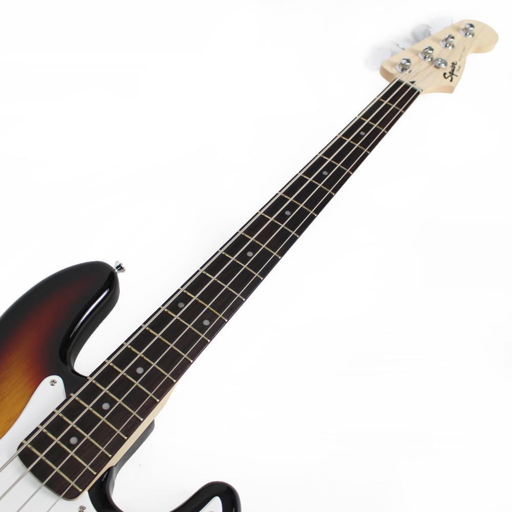 Squier Jazz Bass サンバースト 4弦 （フレットレス） Squier Bullet Jazz Bass in 3-Tone Sunburst | Cream City Music