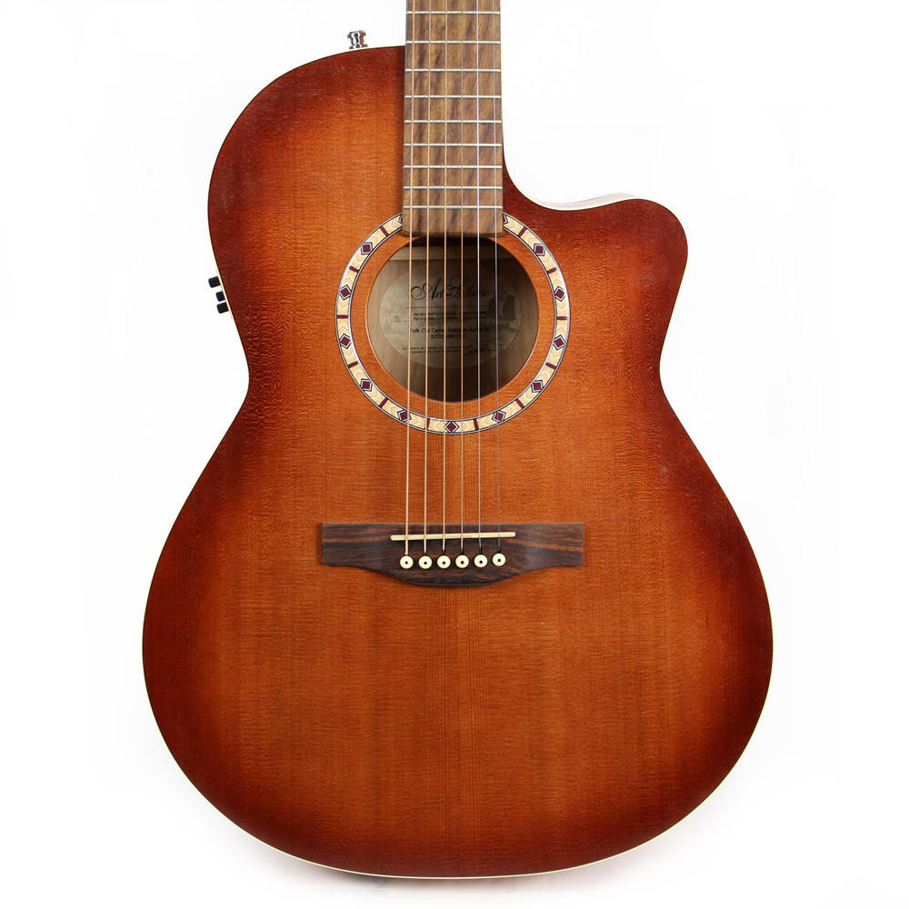 Art & Lutherie Cedar Folk CW Acoustic Electric Guitar in Antique