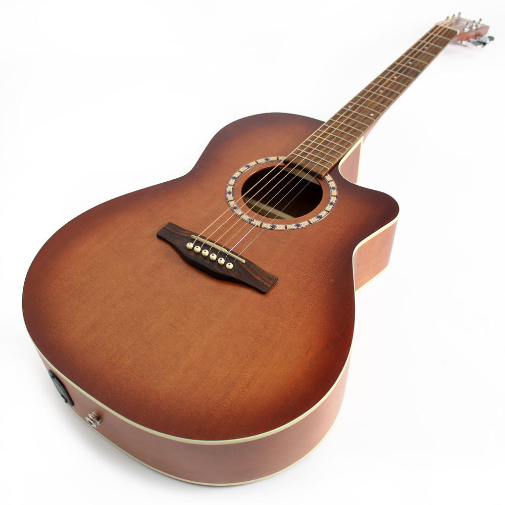 Art & Lutherie Cedar Folk CW Acoustic Electric Guitar in Antique
