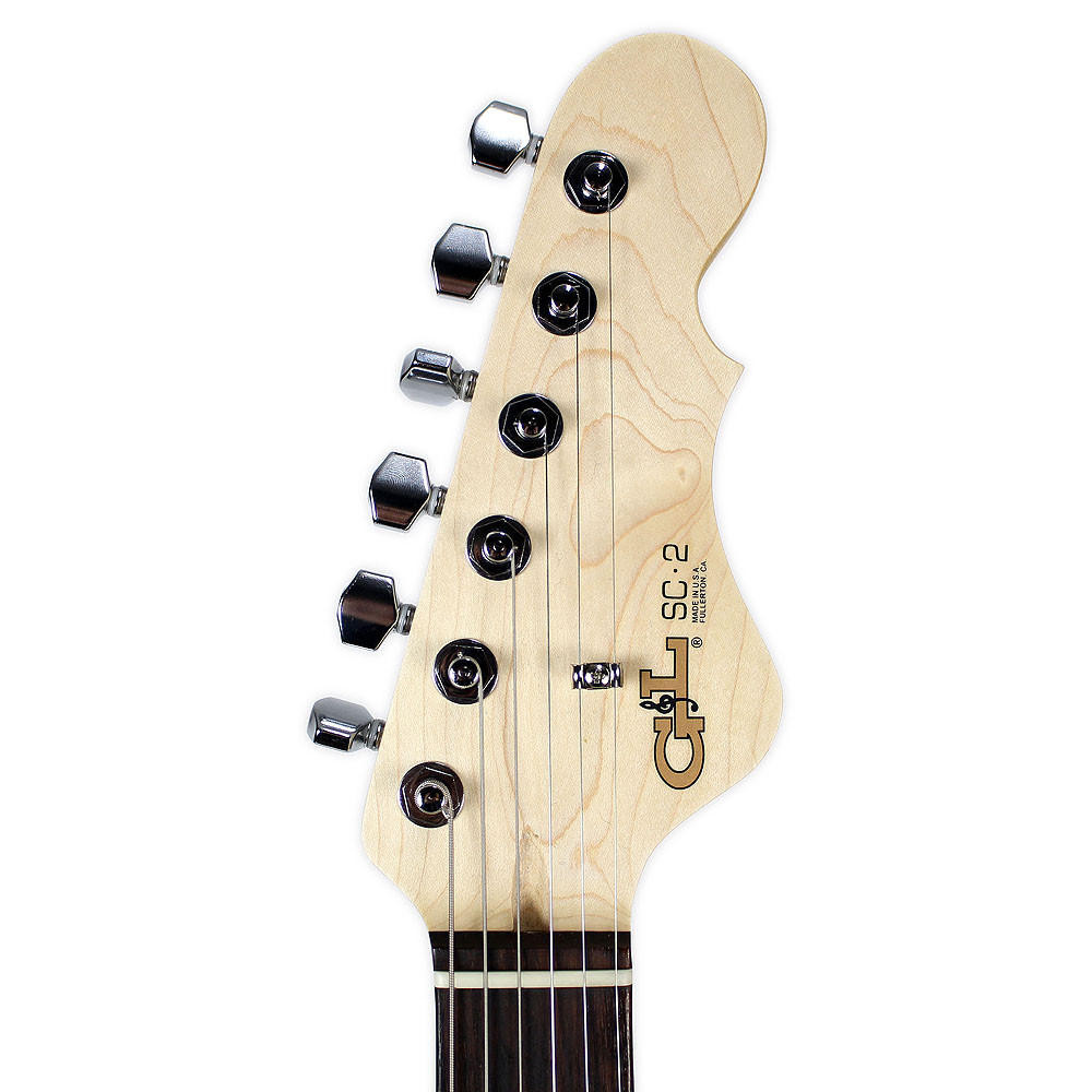 ギター G&L k.ue 2012 G&L SC-2 Electric Guitar Himalayan Blue Finish | Cream City Music