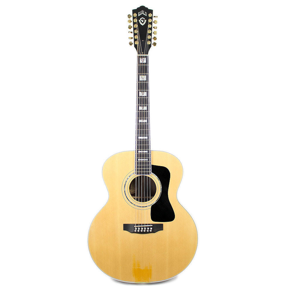 Late '90s Guild J55-12 12-String Jumbo Acoustic Guitar Natural
