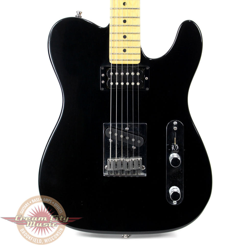 2003 Fender American Telecaster HS Electric Guitar Black | Cream