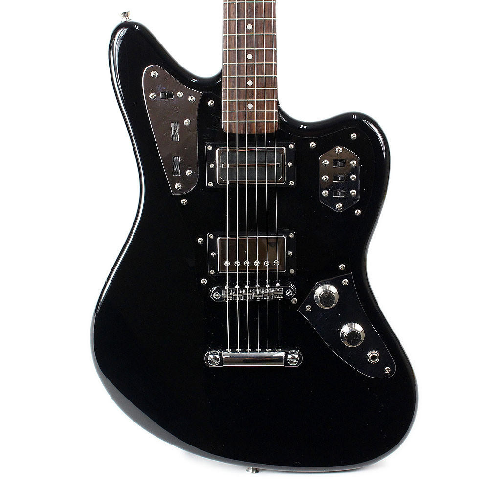 Used Fender Jaguar Special Electric Guitar Black Finish | Cream