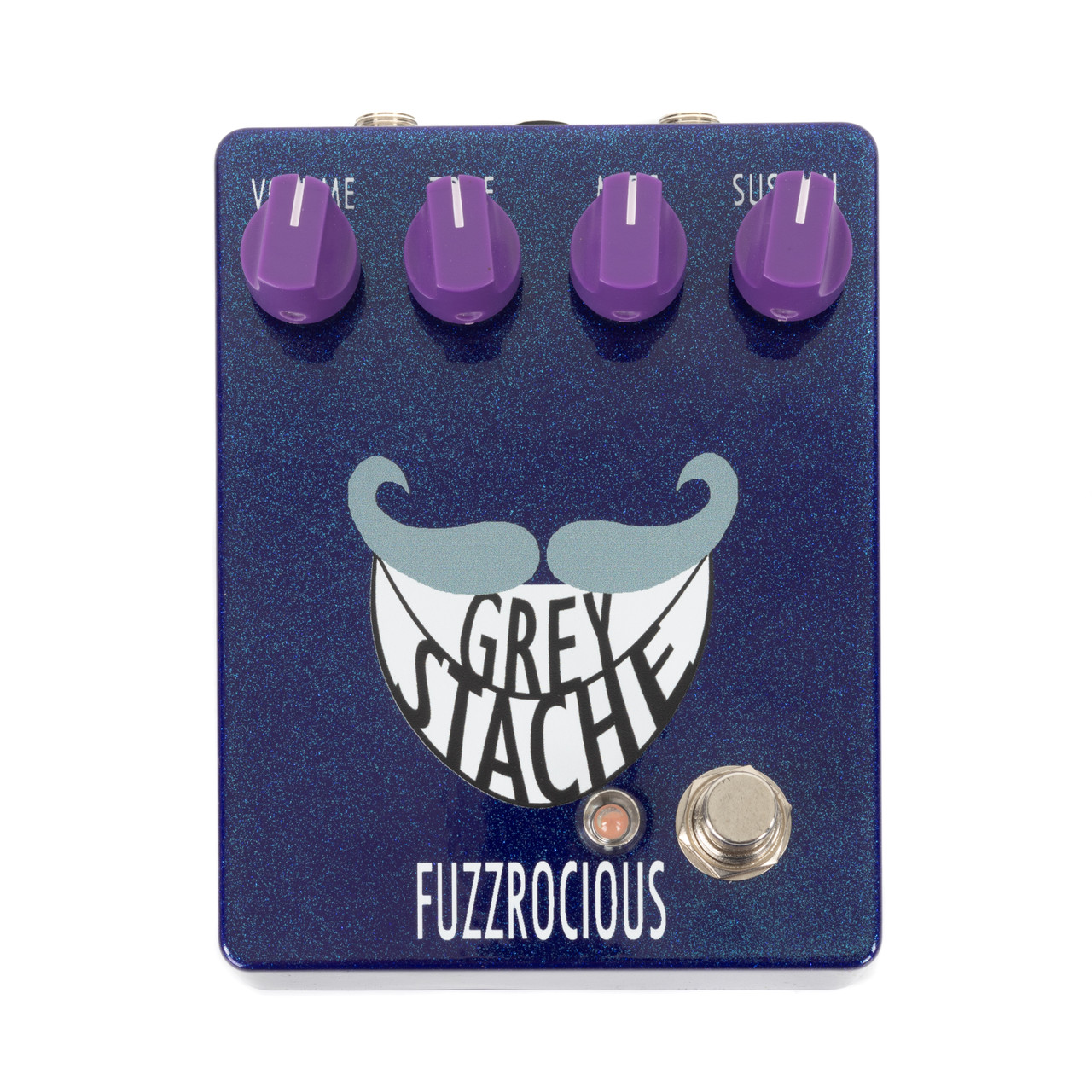 Fuzzrocious Pedals Grey Stache Civil War Era Muff Fuzz Pedal