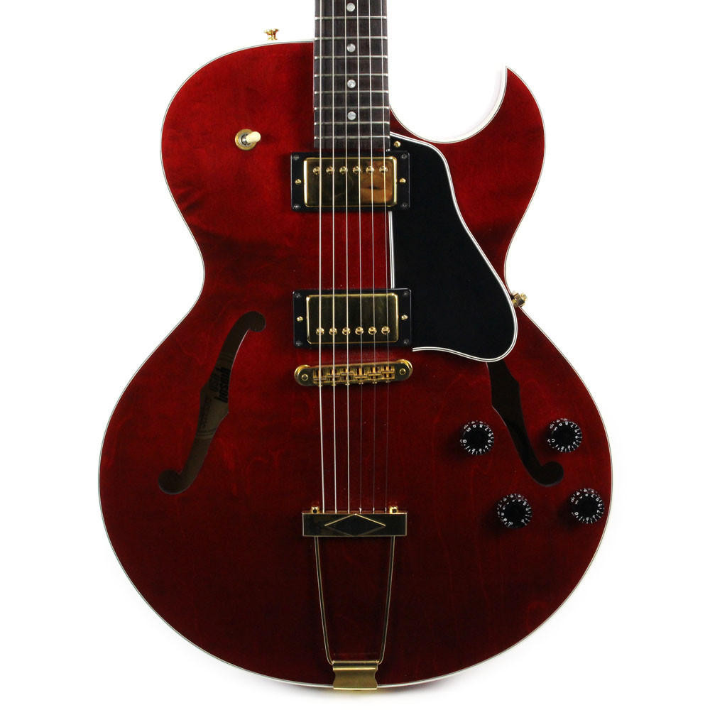 2002 Gibson ES-135 Semi Hollow Body Electric Guitar Wine Red