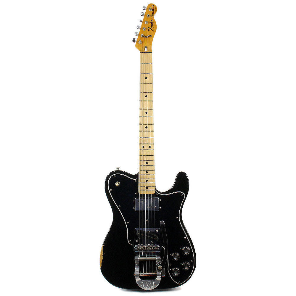 ギター fender Telecaster 1976 vintage Vintage 1976 Fender Telecaster Custom Electric Guitar Black Finish