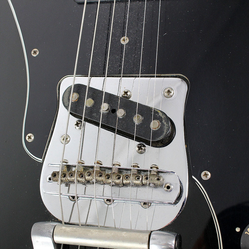 Vintage 1976 Fender Telecaster Custom Electric Guitar Black Finish