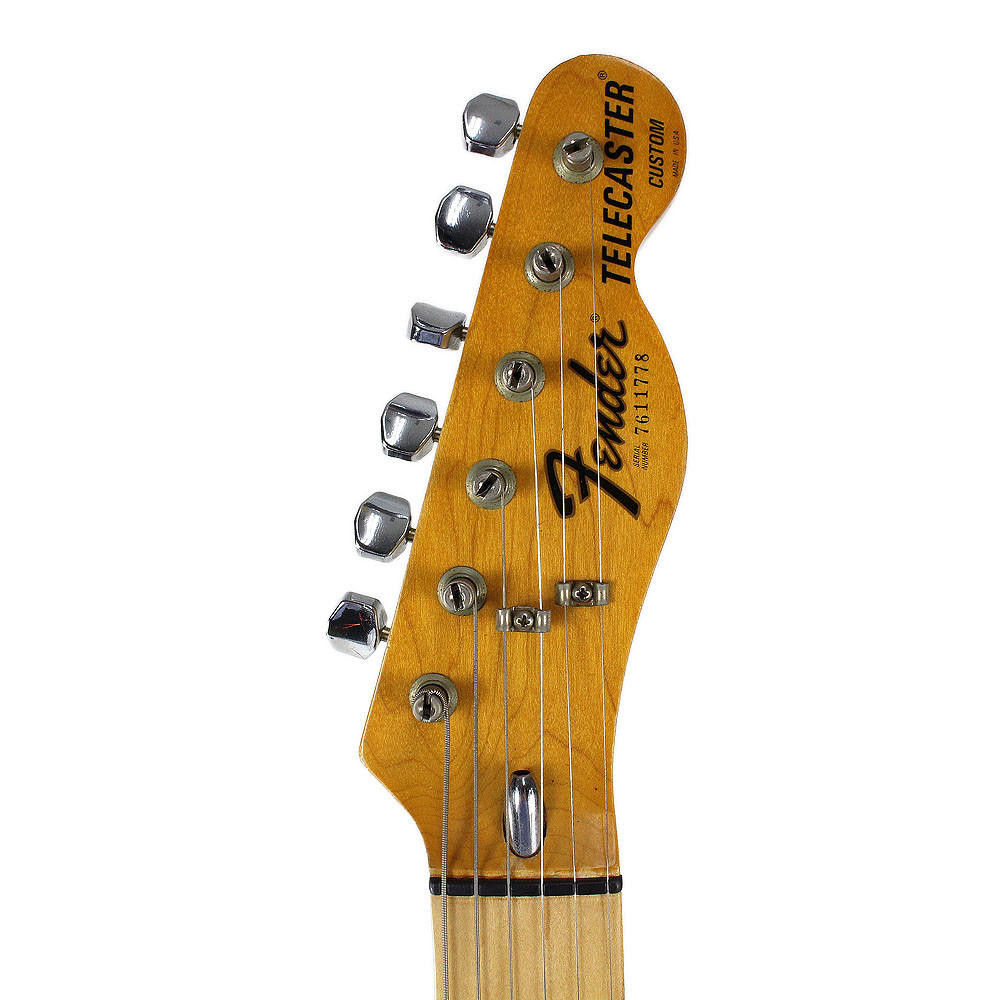 ギター fender Telecaster 1976 vintage Vintage 1976 Fender Telecaster Custom Electric Guitar Black Finish
