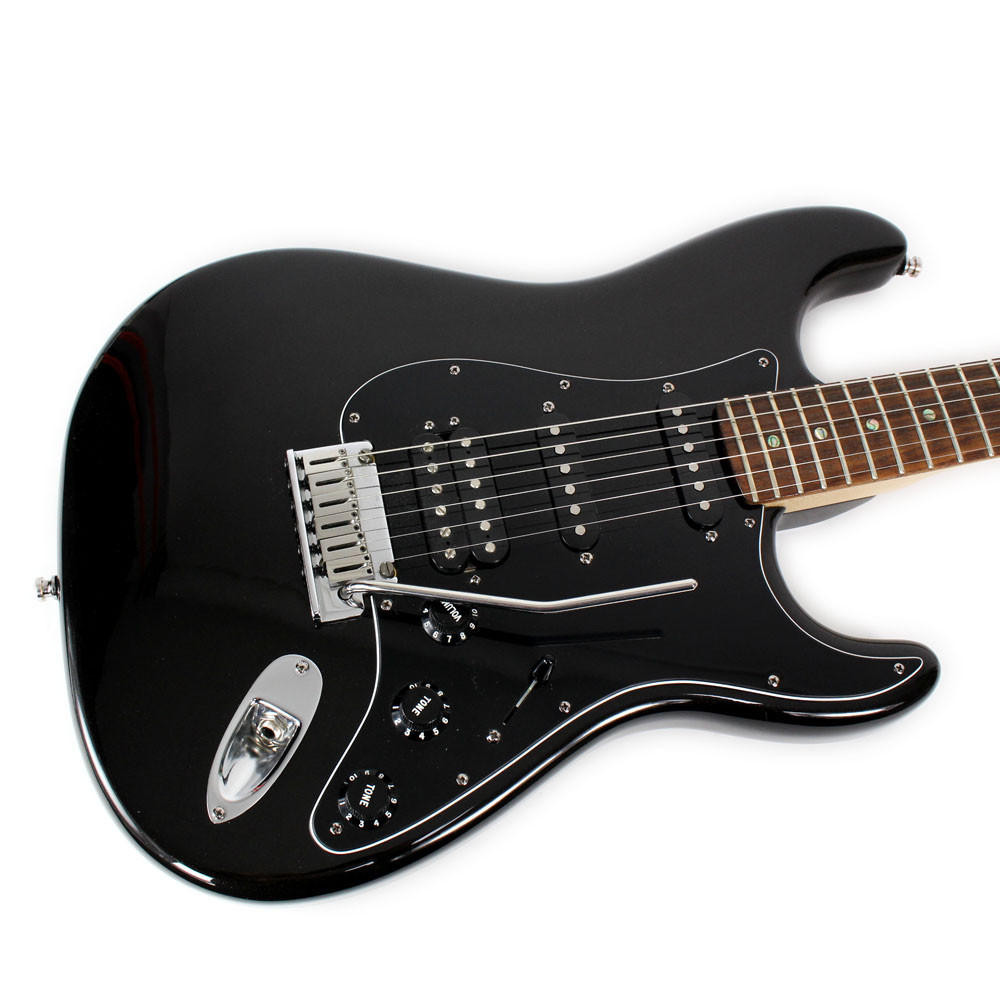 2007 Fender USA Made Stratocaster Deluxe Electric Guitar Black