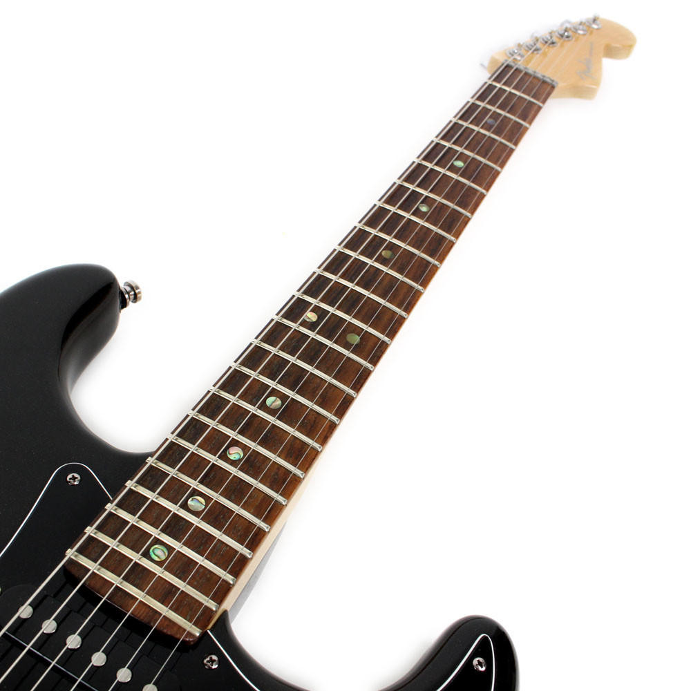 2007 Fender USA Made Stratocaster Deluxe Electric Guitar Black