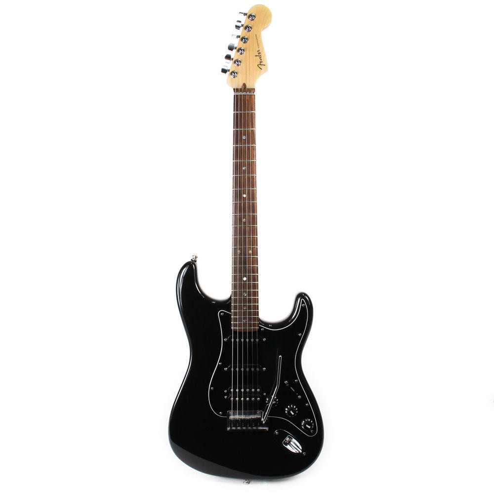 2007 Fender USA Made Stratocaster Deluxe Electric Guitar Black