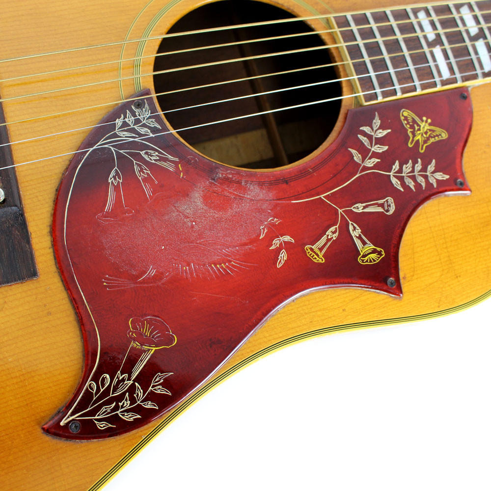 Vintage 1968 Gibson Hummingbird Acoustic Guitar Natural | Cream