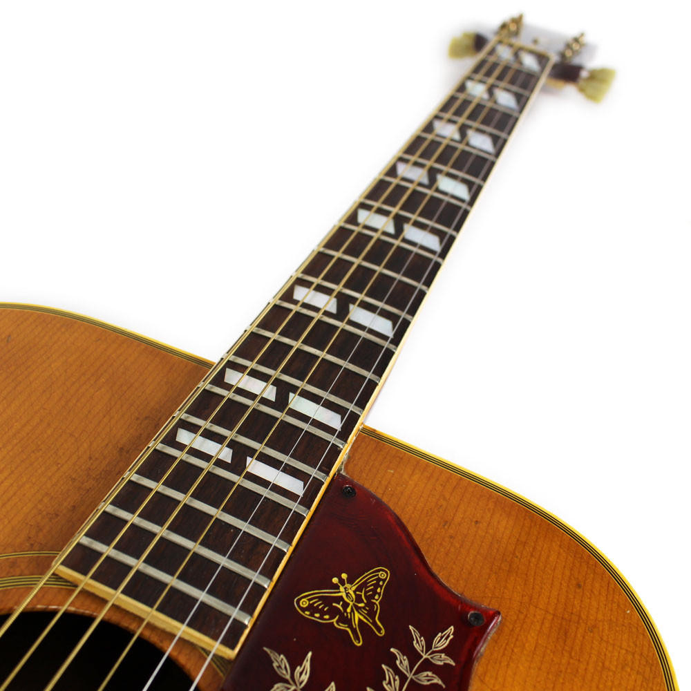 Vintage 1968 Gibson Hummingbird Acoustic Guitar Natural | Cream